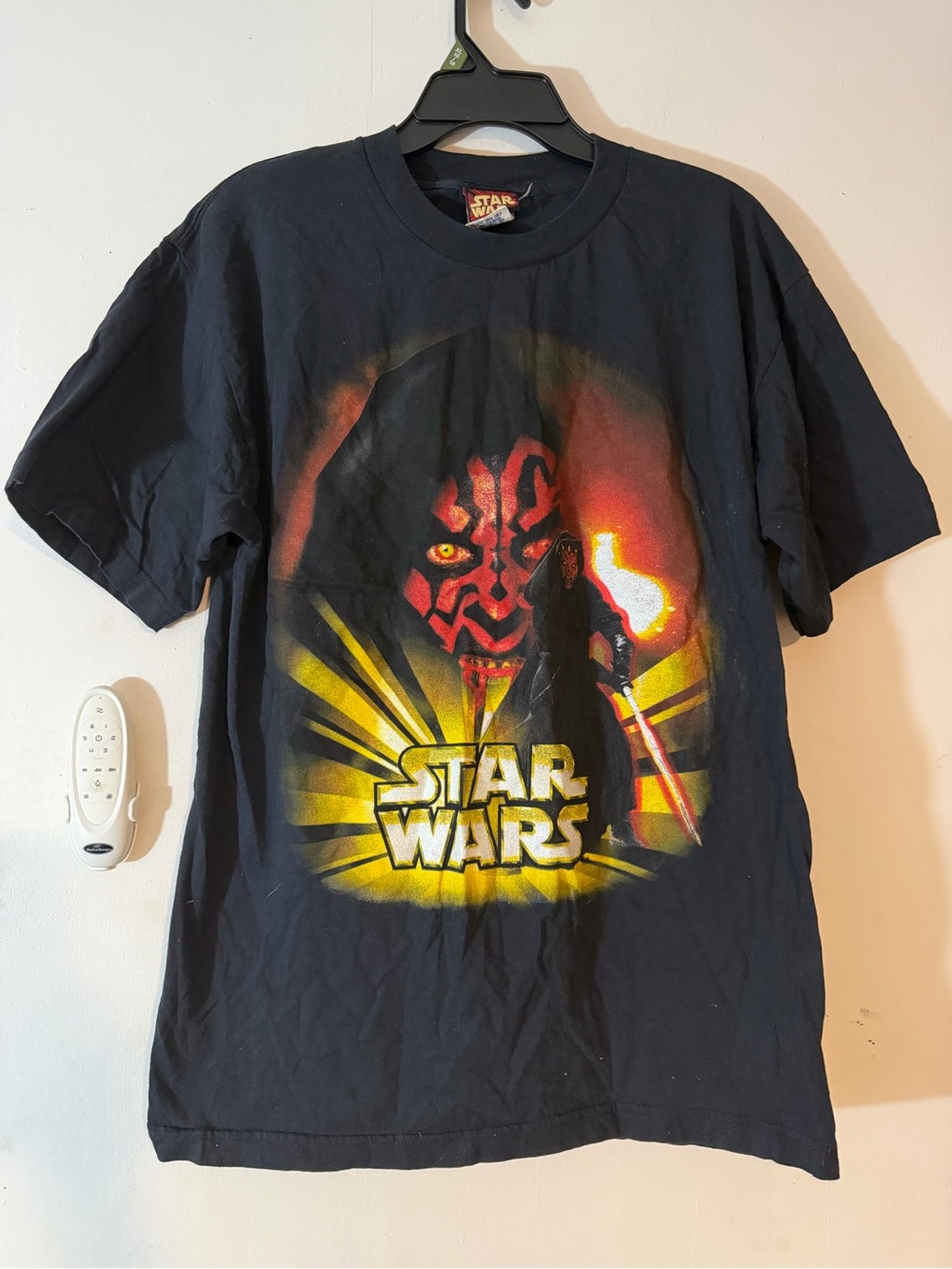 Vintage 1999 Star Wars Black Darth Maul Graphic Tee, size Large